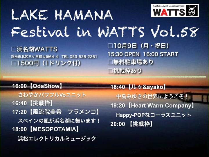 Lake Hamana Festival in WATTS Vol.58