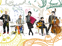 BimBomBam楽団 feat.竹廣類(Accordion) Ohyama ”B.M.W.” Wataru(tp) 手島大輔(g) ヤマトヤスオ(b) 奥田真広(per) 