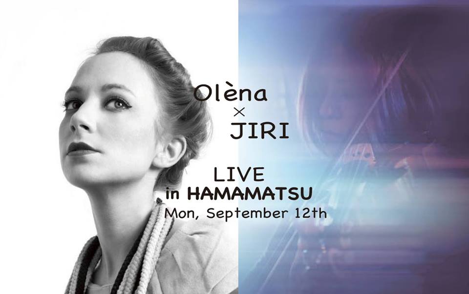 Olèna Japan tour × JIRI in Hamamatsu!!　開催のお知らせ